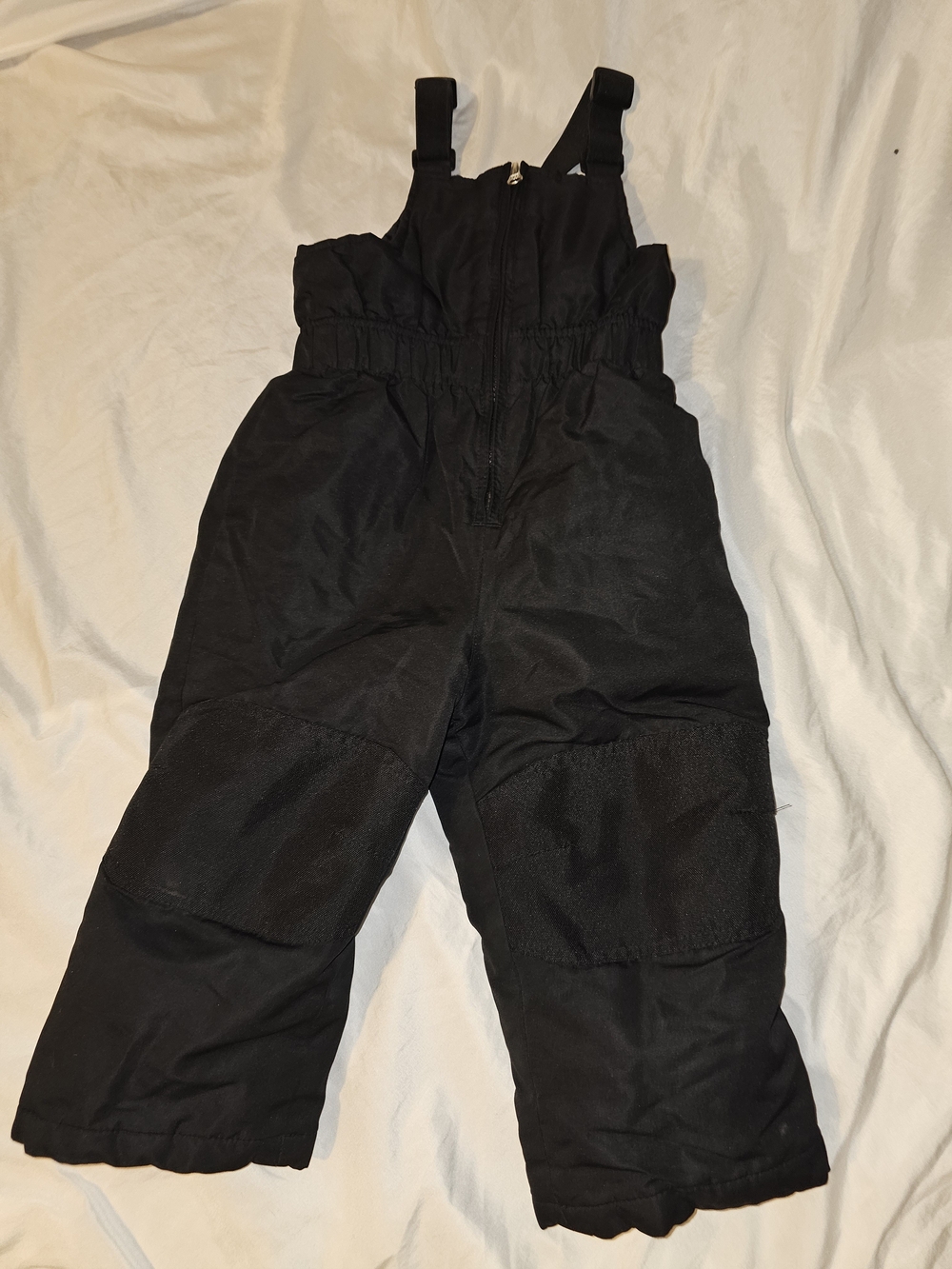 healthtex Black Kids Snow Overalls with Adjustable Straps